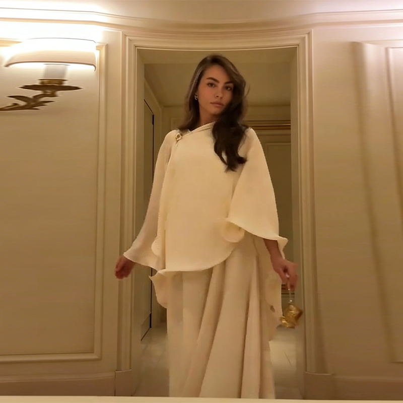 Romantik Zarif Şal Elbise Seti - Women'S Elegant Formal Wear incelemesi ve fiyatı