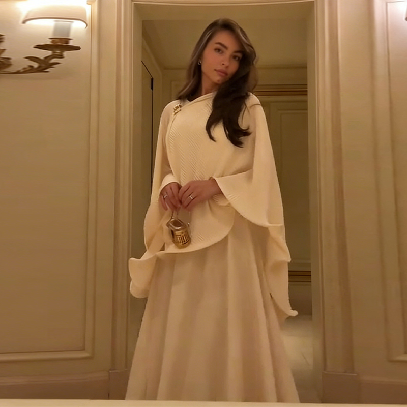 Romantik Zarif Şal Elbise Seti - Women'S Elegant Formal Wear incelemesi ve fiyatı