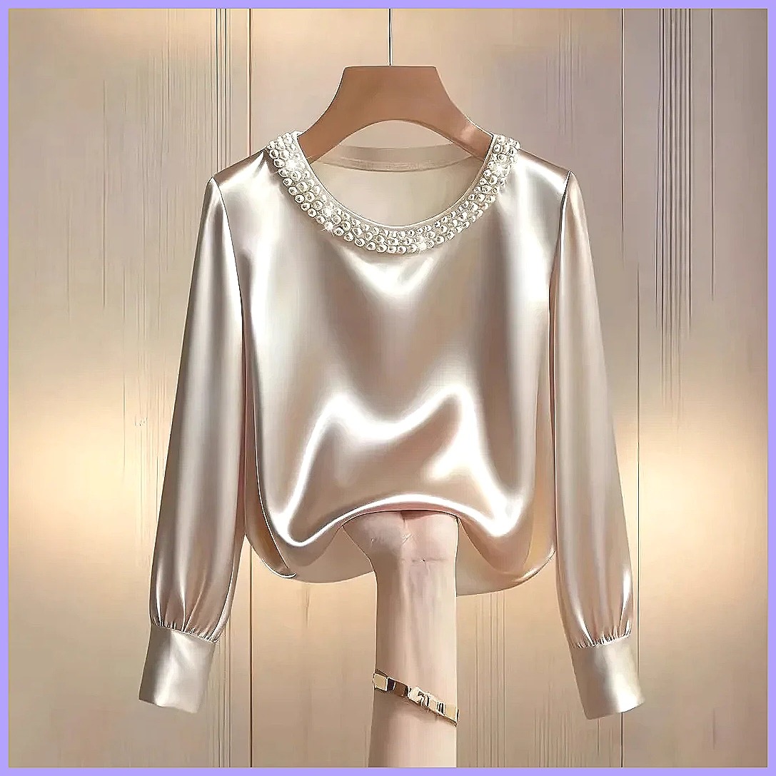 Kadınlar için Zarif Boncuklu S - Silk Blouse Button incelemesi ve fiyatı