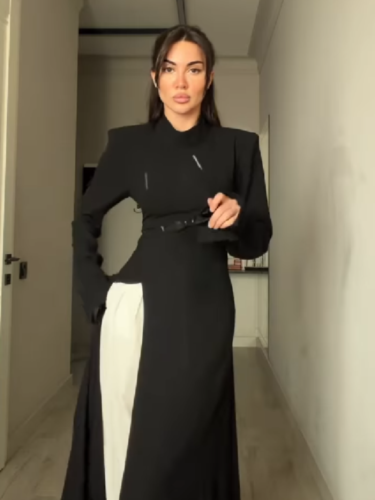 Kadınlar İçin Zarif Yüksek Yak - Women'S Elegant Formal Wear incelemesi ve fiyatı